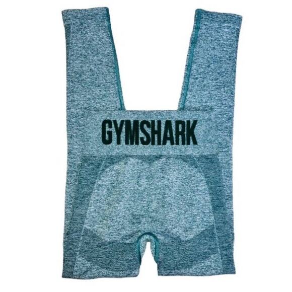 Gymshark Women's Flex High-Waisted Seamless Leggings Green Marl Size XS/Small - Picture 2 of 4